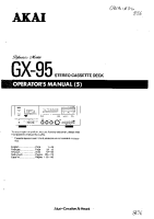 Akai GX-95-Owners-Manual 